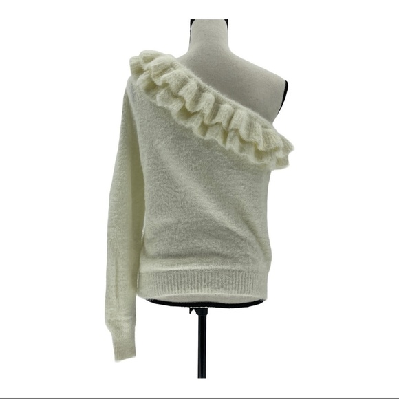 Do + Be Off-the-Shoulder Ruffle Sweater Size S - Picture 3 of 6